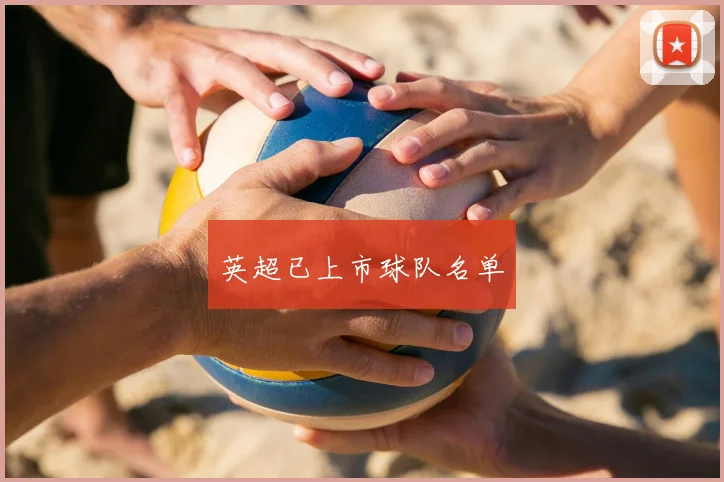 英超已上市球队名单